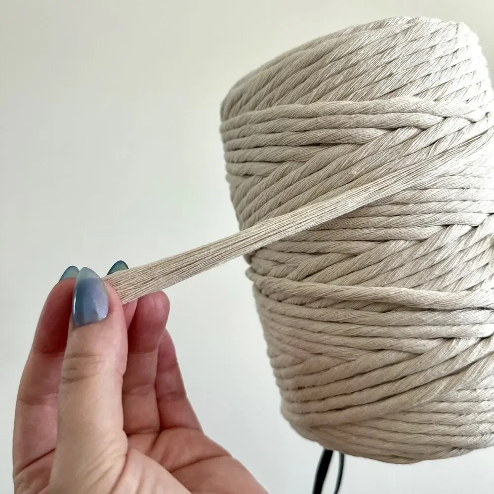 One Roll of 5mm Single Strand Macrame Cord